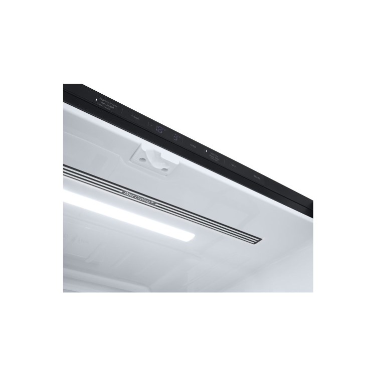 LG InstaView 638 Litre Four Door American Fridge Freezer - Matte Black