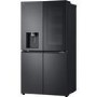 LG InstaView 638 Litre Four Door American Fridge Freezer - Matte Black