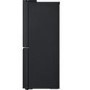 LG InstaView 638 Litre Four Door American Fridge Freezer - Matte Black