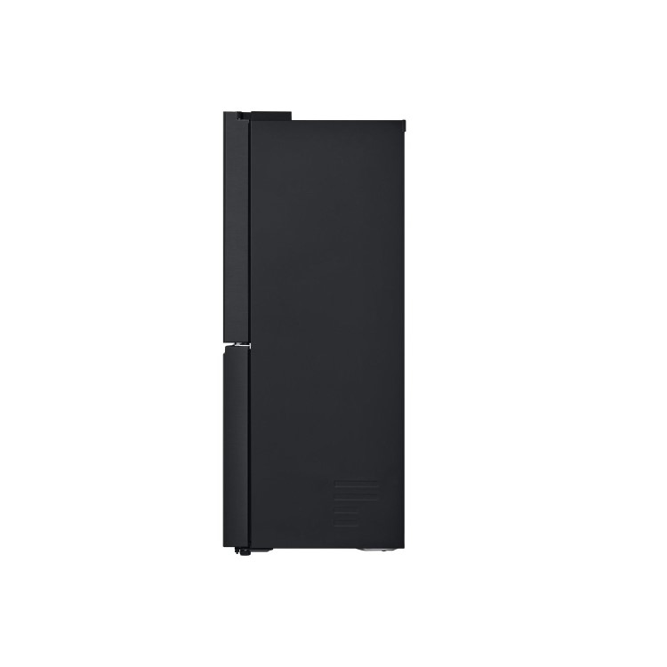 LG InstaView 638 Litre Four Door American Fridge Freezer - Matte Black