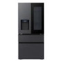 LG Fit & Max InstaView™ 522 Litre French Style American Fridge Freezer - Essence Black Steel