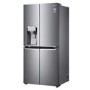 LG GML844PZKV Four Door American Style Fridge Freezer With Plumbed Ice & Water - Stainless Steel