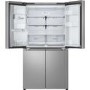 LG NatureFRESH 637 Litre Four Door American Fridge Freezer - Prime Silver