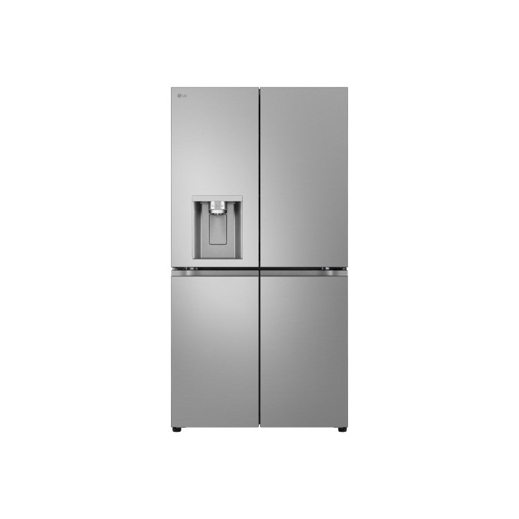 Refurbished LG NatureFRESH GML960PYFE Freestanding 637 Litre Frost Free American Fridge Freezer Prime Silver