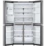 LG NatureFRESH 637 Litre Four Door American Fridge Freezer - Prime Silver