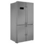 Beko GN1416221ZX Frost Free Four Door American-style Fridge Freezer - Stainless Steel