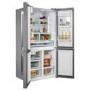 Beko GN1416221ZX Frost Free Four Door American-style Fridge Freezer - Stainless Steel