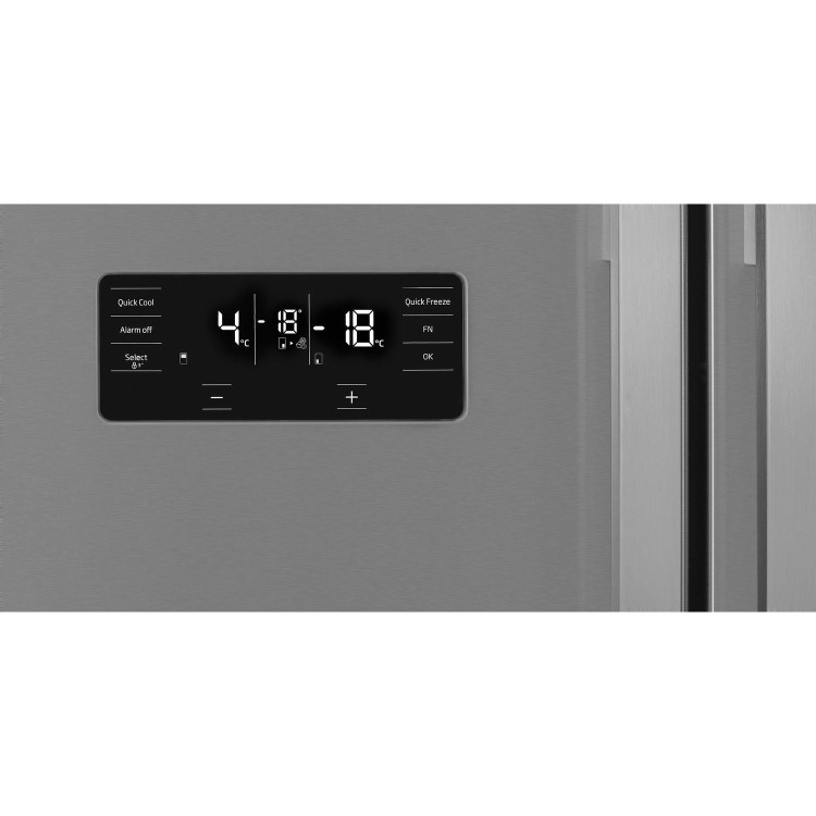 Beko GN1416221ZX Frost Free Four Door American-style Fridge Freezer - Stainless Steel