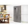 Beko GN1416221ZX Frost Free Four Door American-style Fridge Freezer - Stainless Steel