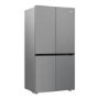 Refurbished Beko GN446224VPS Freestanding 572 Litre 70/30 Frost Free American Fridge Freezer Stainless Steel