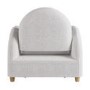 Beige Boucle Sofa Bed - Gene