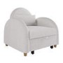 Beige Boucle Sofa Bed - Gene