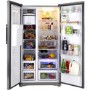 Beko Side By Side Fridge Freezer With Ice And Water Dispenser - Stainless Steel Doors