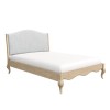 French Blue Linen King Size Bed Frame - Genevieve