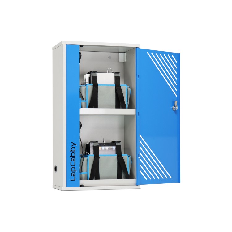 LapCabby GO2 Mini 10 Wall Door Charging Cabinet
