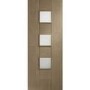 Internal Oak Messina with Obscure Glass - Unfinished, 1981 x 686 x 35 mm