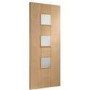Internal Oak Messina with Obscure Glass - Unfinished, 1981 x 762 x 35 mm
