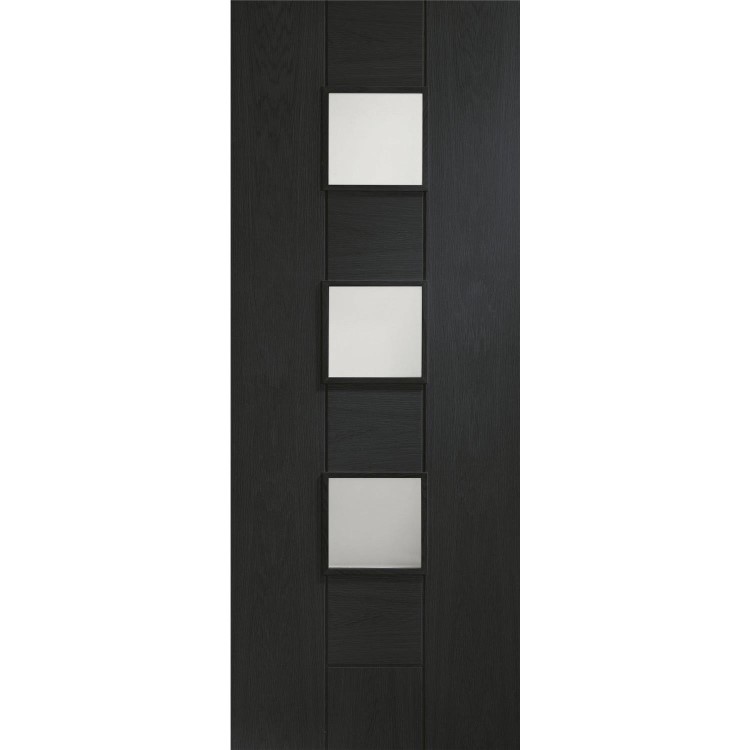 Internal Oak Messina with Obscure Glass - Unfinished, 1981 x 838 x 35 mm