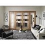 Internal Oak Glazed Rebated French Doors with Clear Glass - Unfinished - 1981 x 1372 x 40mm - Worcester - XL Joinery