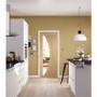 Internal Oak Salerno with Clear Glass - Unfinished, 2040 x 626 x 40 mm
