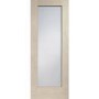 Internal Oak Pattern 10 Door with Clear Glass - Unfinished, 1981 x 762 x 35 mm