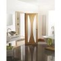 Internal Oak Glazed Door with Opaque Glass - Unfinished - 1981 x 838 x 35mm - Verona - XL Joinery