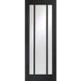 Worcester Internal Oak Door with Clear Glass - Unfinished, 2040 x 626 x 40 mm