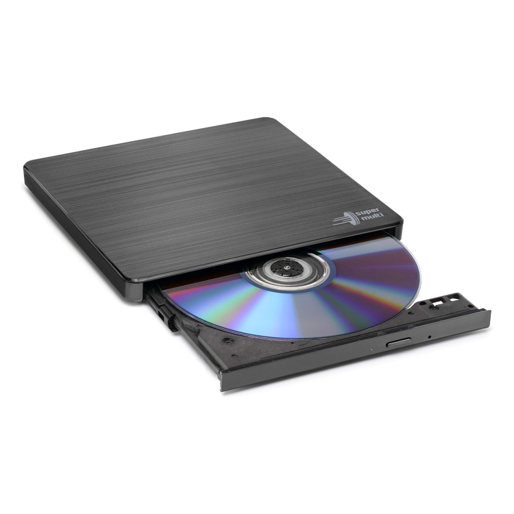 Hitachi-LG GP60NB60 8x DVD-RW USB 2.0 Slim External Optical Drive Black