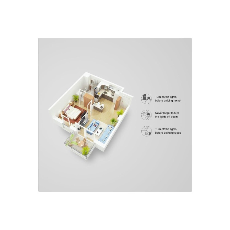 Xiaomi LED Smart Colour Wifi Bulb with E26 ending - Alexa & Google Home Compatible