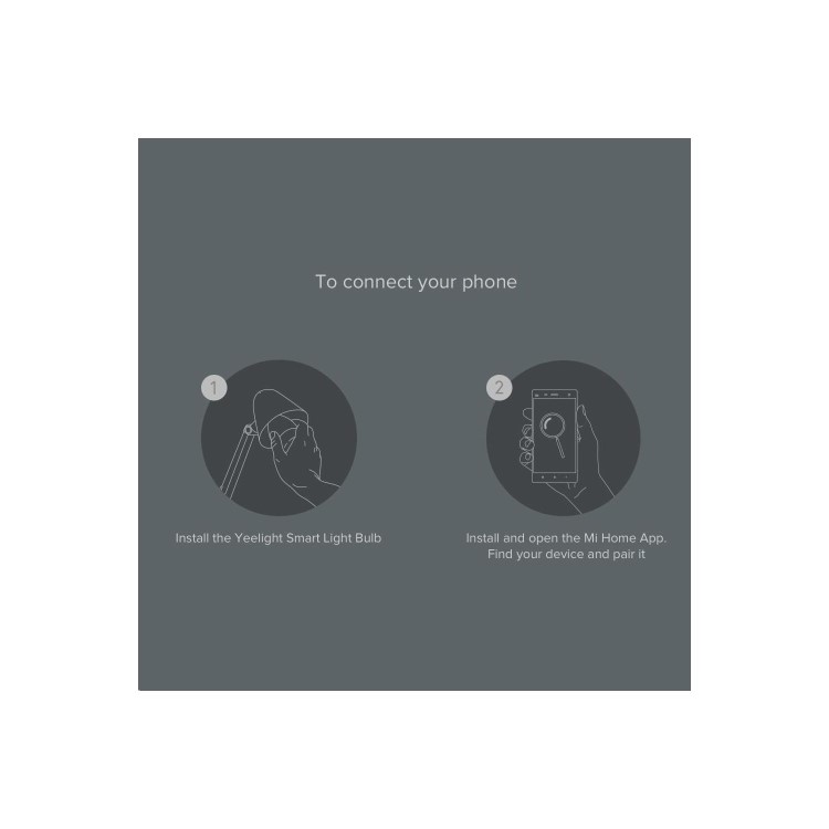 Xiaomi LED Smart Colour Wifi Bulb with E26 ending - Alexa & Google Home Compatible