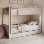 Pink Scalloped Triple Sleeper Bunk Bed with Trundle – Gracie