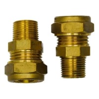 Grohe Pair of Adaptors 15mm Compression by 3/8 Inch BSP Male Thread - Brass