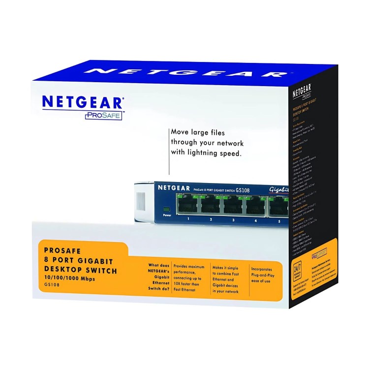 Netgear 8 Port Unmanaged Switch