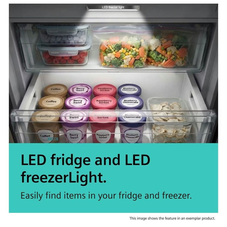 Siemens 334 Litre Freestanding Freezer - Black Steel