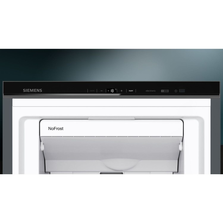 Siemens iQ500 242 Litre Freestanding Freezer - Black Stainless Steel