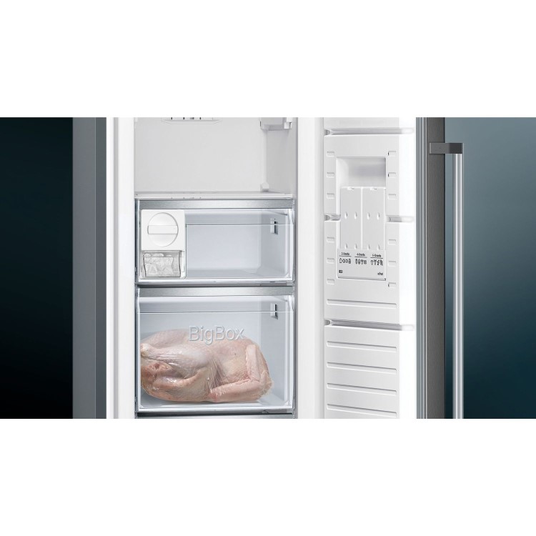 Siemens iQ500 242 Litre Freestanding Freezer - Black Stainless Steel