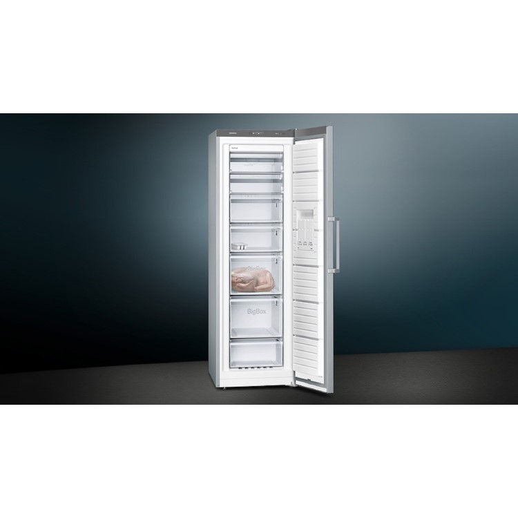 Siemens iQ300 242 Litre Freestanding Freezer - Stainless Steel