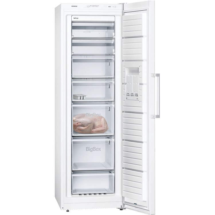 Refurbished Siemens iQ300 GS36NVWFV Freestanding 242 Litre Frost Free Freezer White