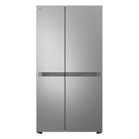 LG NatureFRESH 664 Litre Side-By-Side American Fridge Freezer - Prime Silver LG NatureFRESH 664 Litre Side-By-Side American Fridge Freezer - Prime Silver