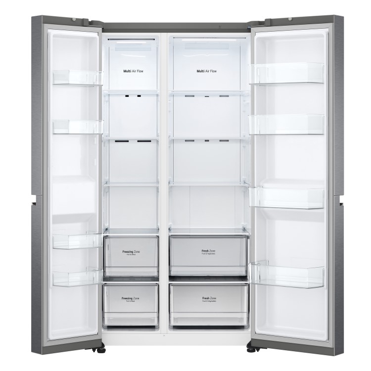 LG 655 Litre Side By Side American Fridge Freezer - Graphite 
