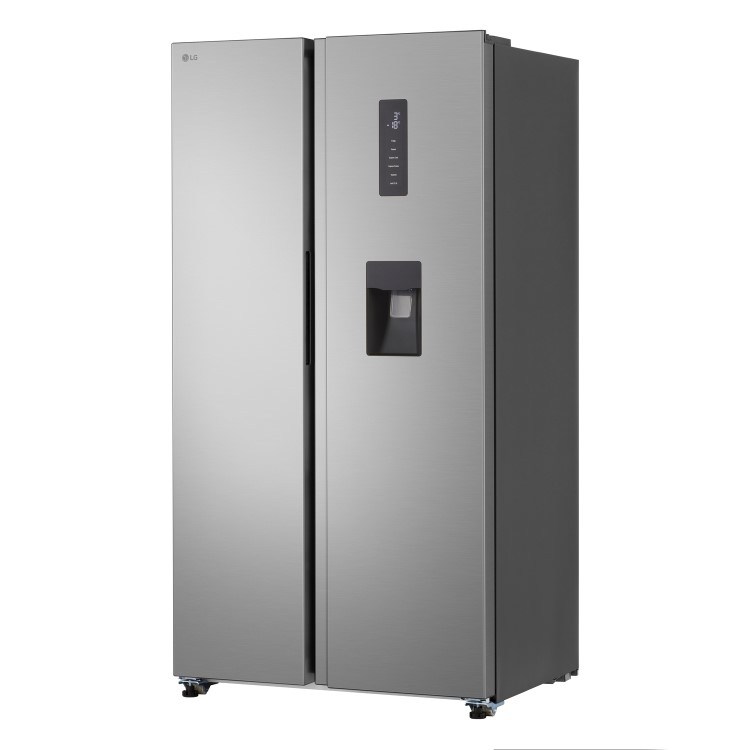LG 595 Litre Side-By-Side American Fridge Freezer - Prime Silver