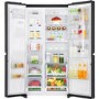 LG GSJ961MTAZ Door In Door Frost Free American Fridge Freezer With Non Plumbed Ice And Water Dispenser - Black