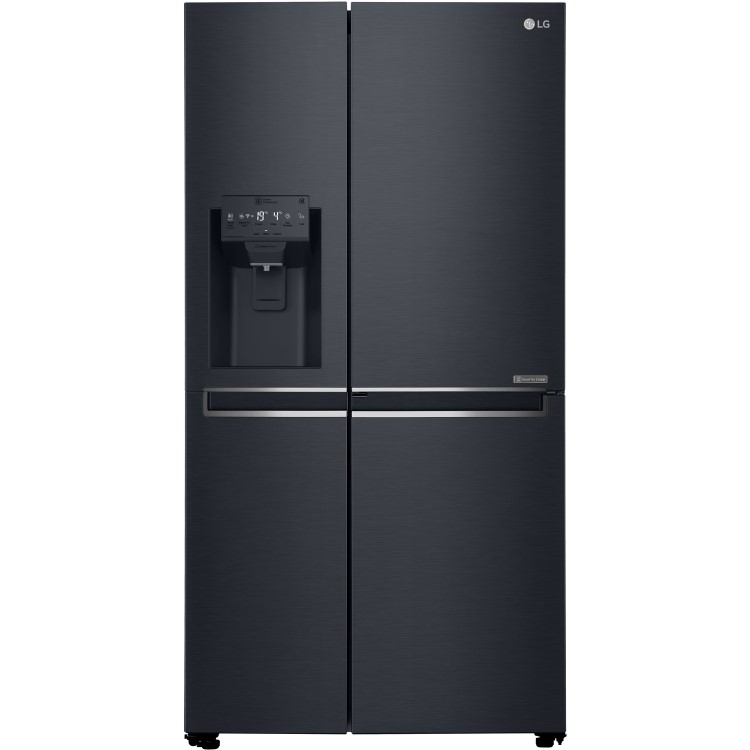 LG GSJ961MTAZ Door In Door Frost Free American Fridge Freezer With Non Plumbed Ice And Water Dispenser - Black