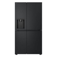 LG NatureFRESH 638 Litre Side-By-Side American Fridge Freezer - Matte Black