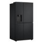 LG NatureFRESH 638 Litre Side-By-Side American Fridge Freezer - Matte Black