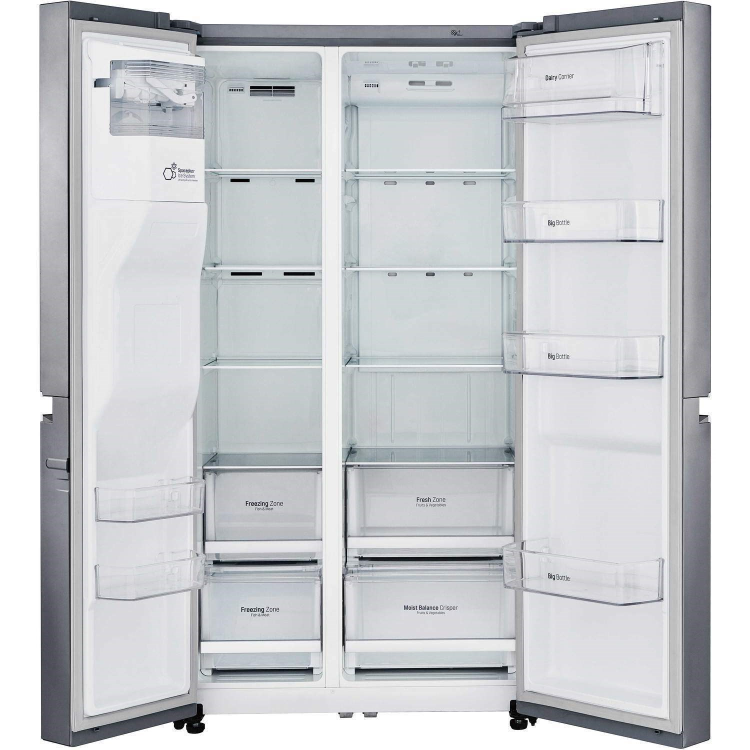 Refurbished LG GSL760PZXV 601 Litre American Fridge Freezer Stainless Steel