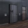 LG GSL761MCXV American Style Fridge Freezer With Non-Plumbed Ice & Water Dispenser - Matte Black