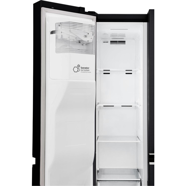 Refurbished LG GSL761MCXV 601 Litre American Fridge Freezer With Non-Plumbed Ice & Water Dispenser Black