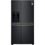 LG GSL761MCXV American Style Fridge Freezer With Non-Plumbed Ice & Water Dispenser - Matte Black