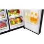 LG GSL761MCXV American Style Fridge Freezer With Non-Plumbed Ice & Water Dispenser - Matte Black